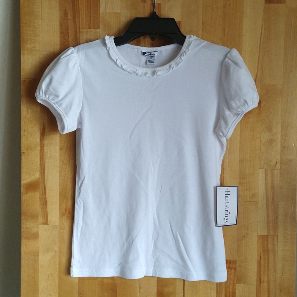 Hartstrings Girls White Shirt